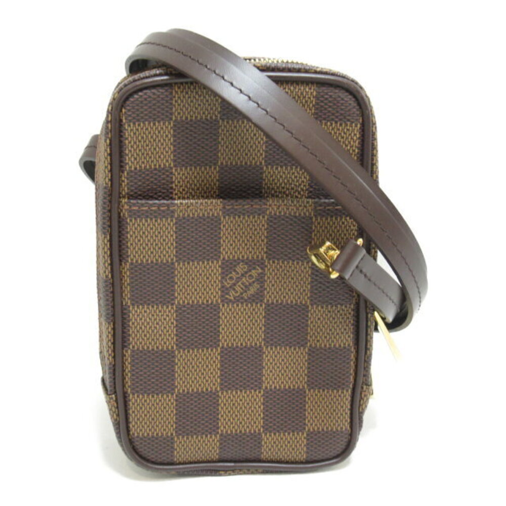 Louis Vuitton Digital Camera Bag Shoulder Bag Canvas Brown